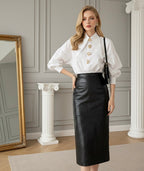 Blusa Elegante Retrô – Sofisticação e Estilo