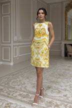 Vestido Silhueta Estampa Dolce - Elegante