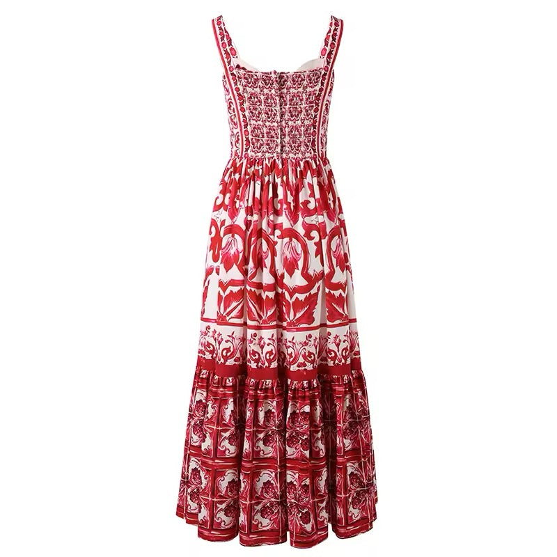 Vestido Estampa Dolce - Elegante