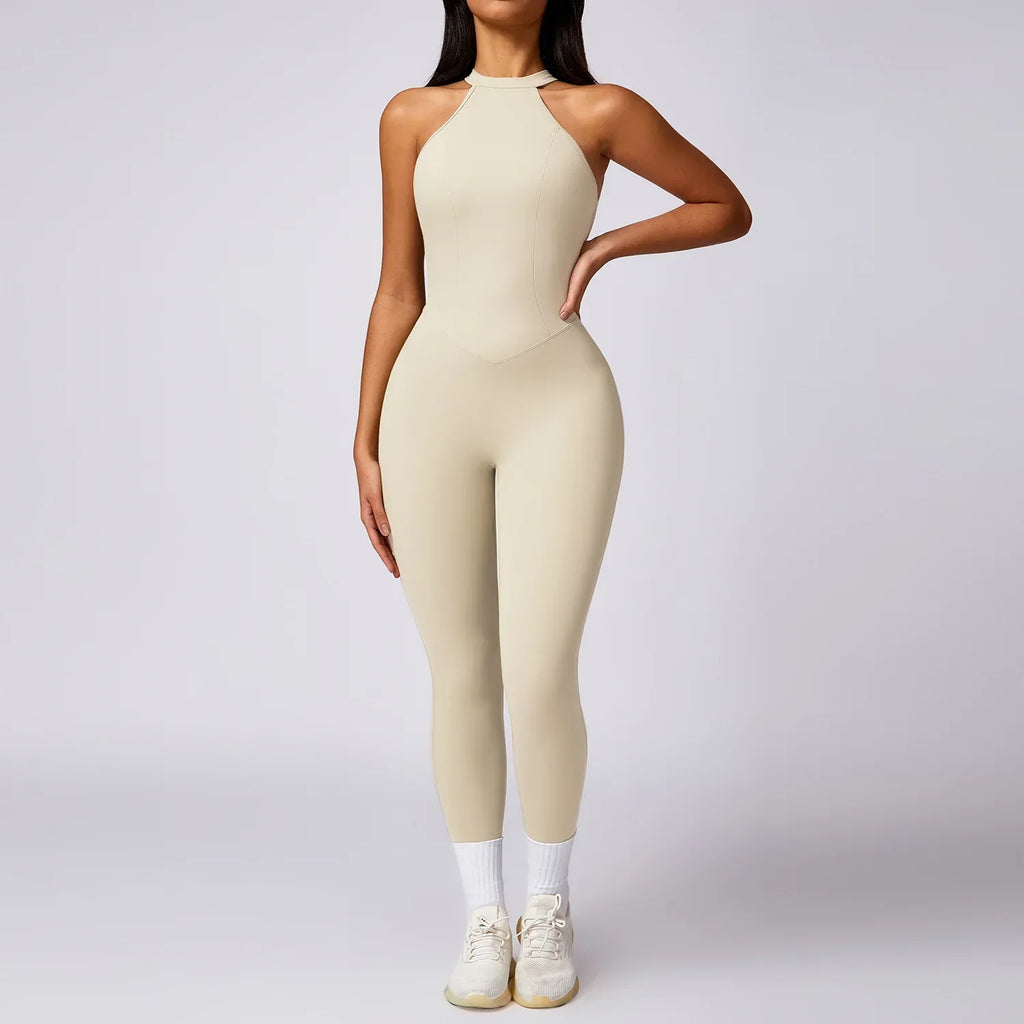 Macacão sem costura outerwear alta elasticidade