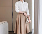 Conjunto saia e Camisa Alfaiataria Luxo
