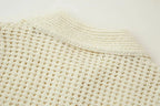 Conjunto em Tricô Vazado – Saia Mini + Camisa