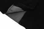 Conjunto em Veludo com Camisa de Manga Longa e Calça – Design Elegante com Detalhes Laterais