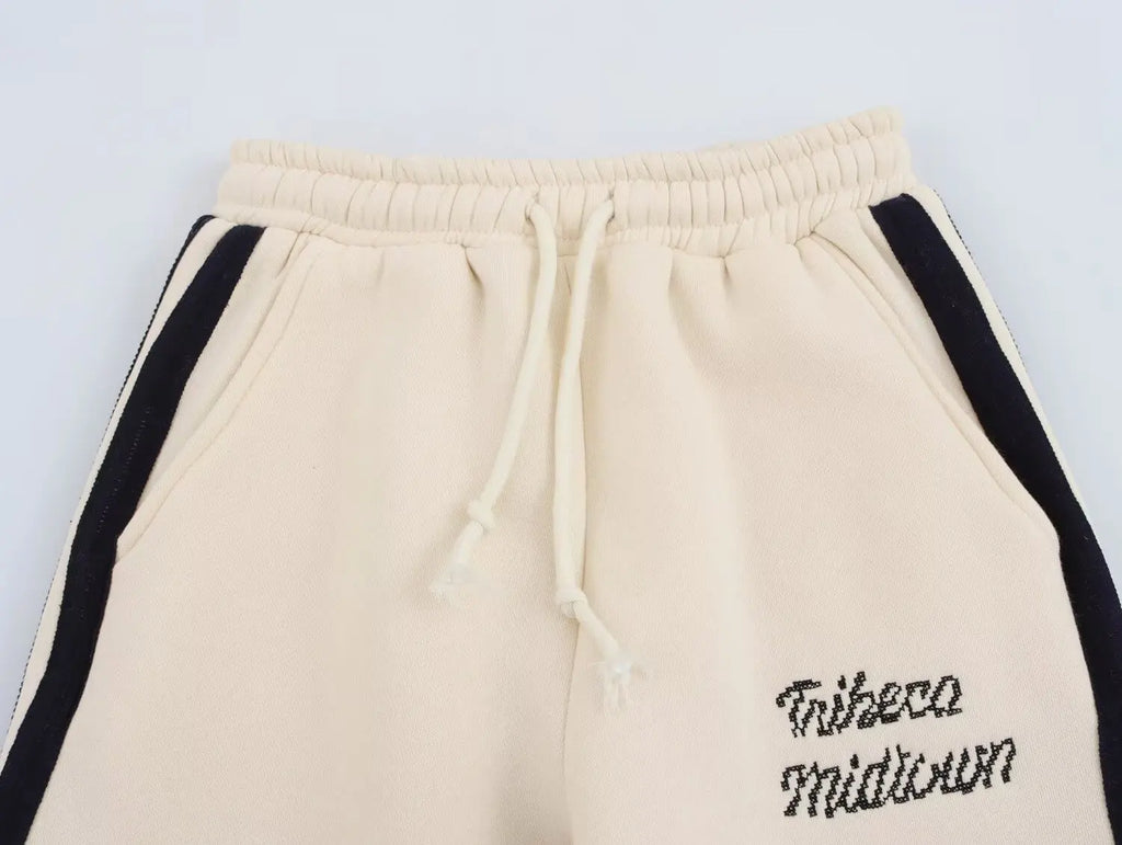 Conjunto Jogger Feminino Forrado em Lã – Bordado, Ajuste Solto e Design Térmico