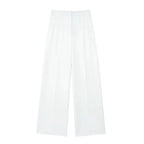 Conjunto Colete Halter Sem Mangas com Bolsos + Calça Pantalona Cintura Alta, Look Executivo Moderno