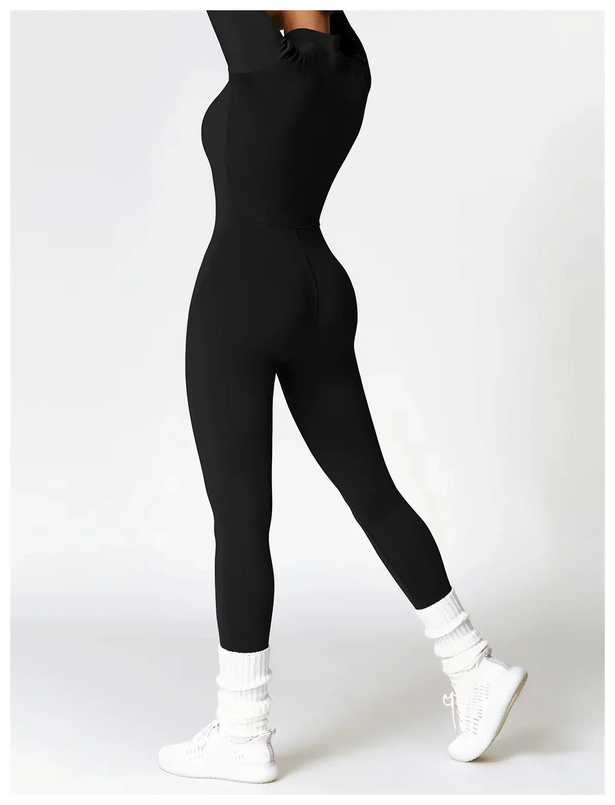 Macacão sem costura outerwear alta elasticidade
