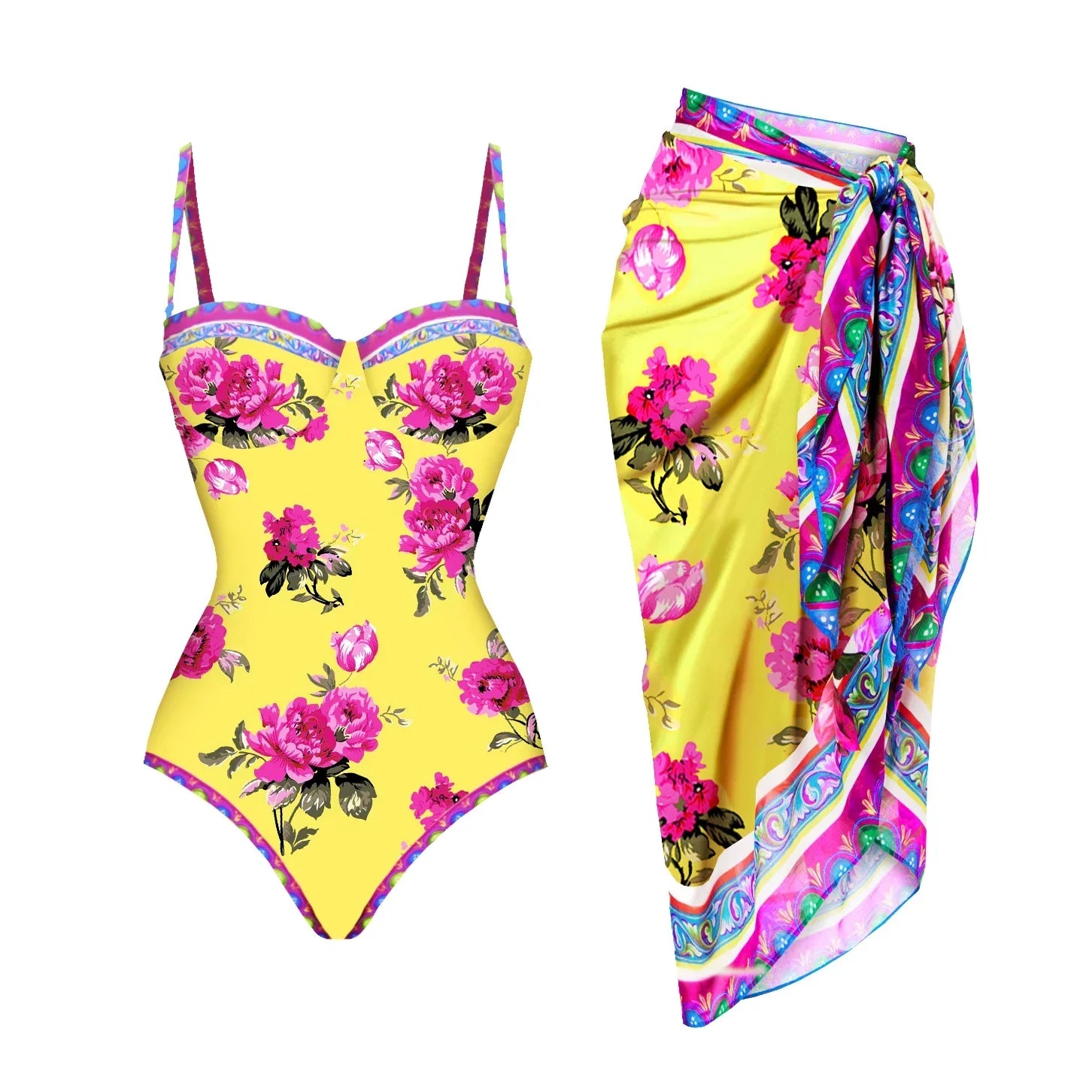 Conjunto Maio com Sustentação e Saída de Praia - Elegância e Sofisticação