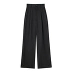 Calça de Alfaiataria Listrada – Cintura Alta e Silhueta Wide Leg Elegante