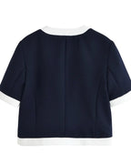 Conjunto Feminino Versátil – Blusa Básica com Recortes e Calça Reta Cintura Alta