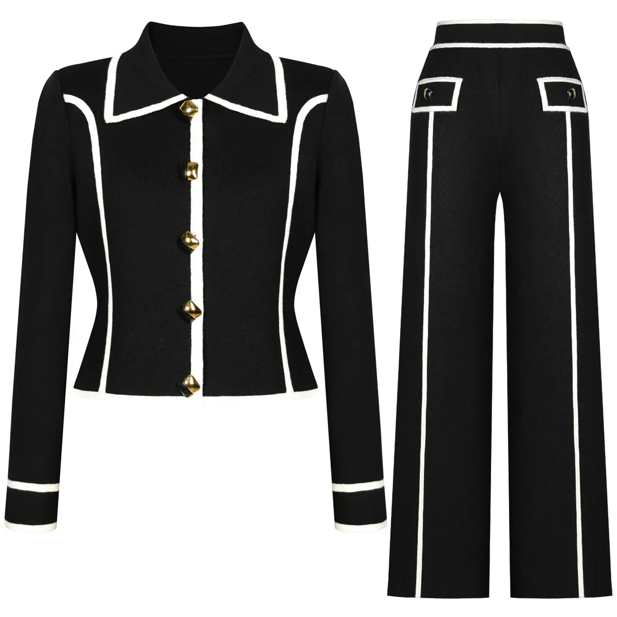✨ Conjunto de Tricô – Estilo e Conforto em Cada Detalhe ✨