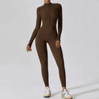 Macacão sem costura outerwear alta elasticidade