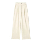 Calça de Alfaiataria Listrada – Cintura Alta e Silhueta Wide Leg Elegante