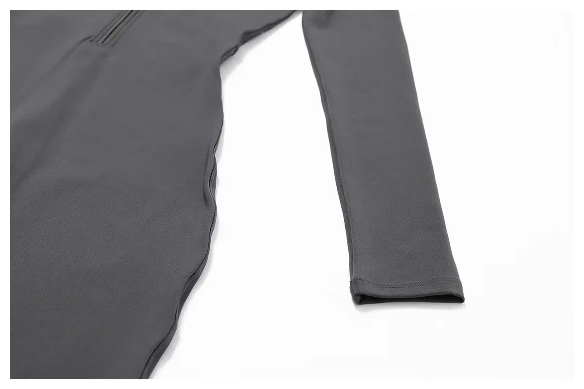 Macacão sem costura outerwear alta elasticidade