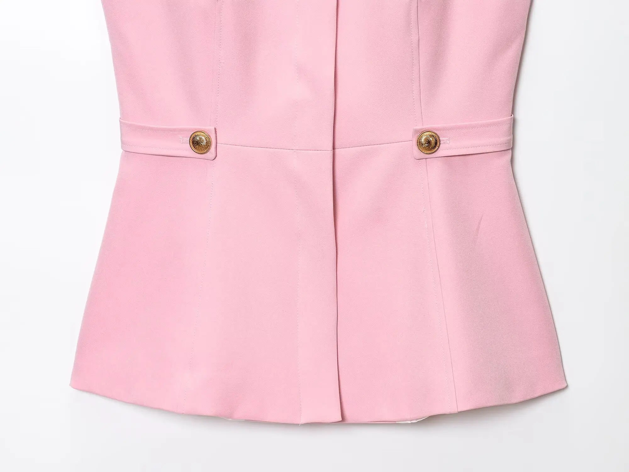 Colete Sem Mangas com Saia Curta ou Calça Flare, Estilo Moderno e Minimalista