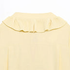 Conjunto Camisa com Babados & Saia Midi Casual Primavera/Verão