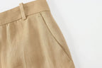 Calça Reta – Linho  Premium, Elegante e Confortável