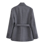 Conjunto Blazer e Saia Alfaiataria - Novidade