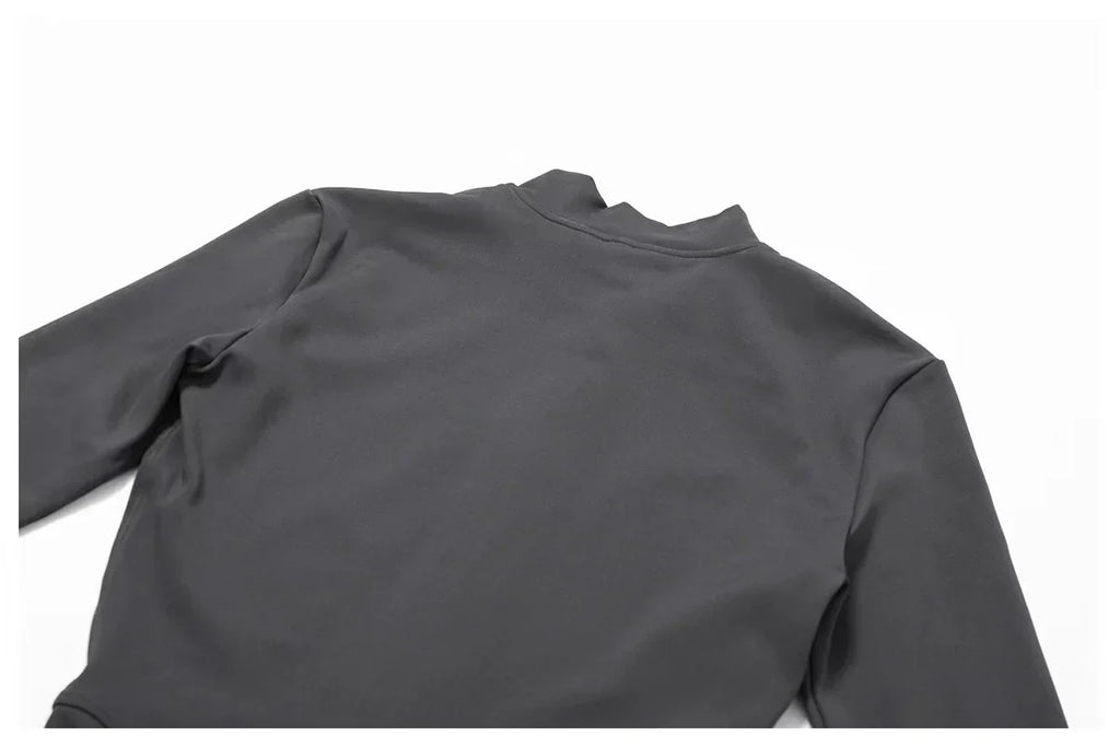 Macacão sem costura outerwear alta elasticidade