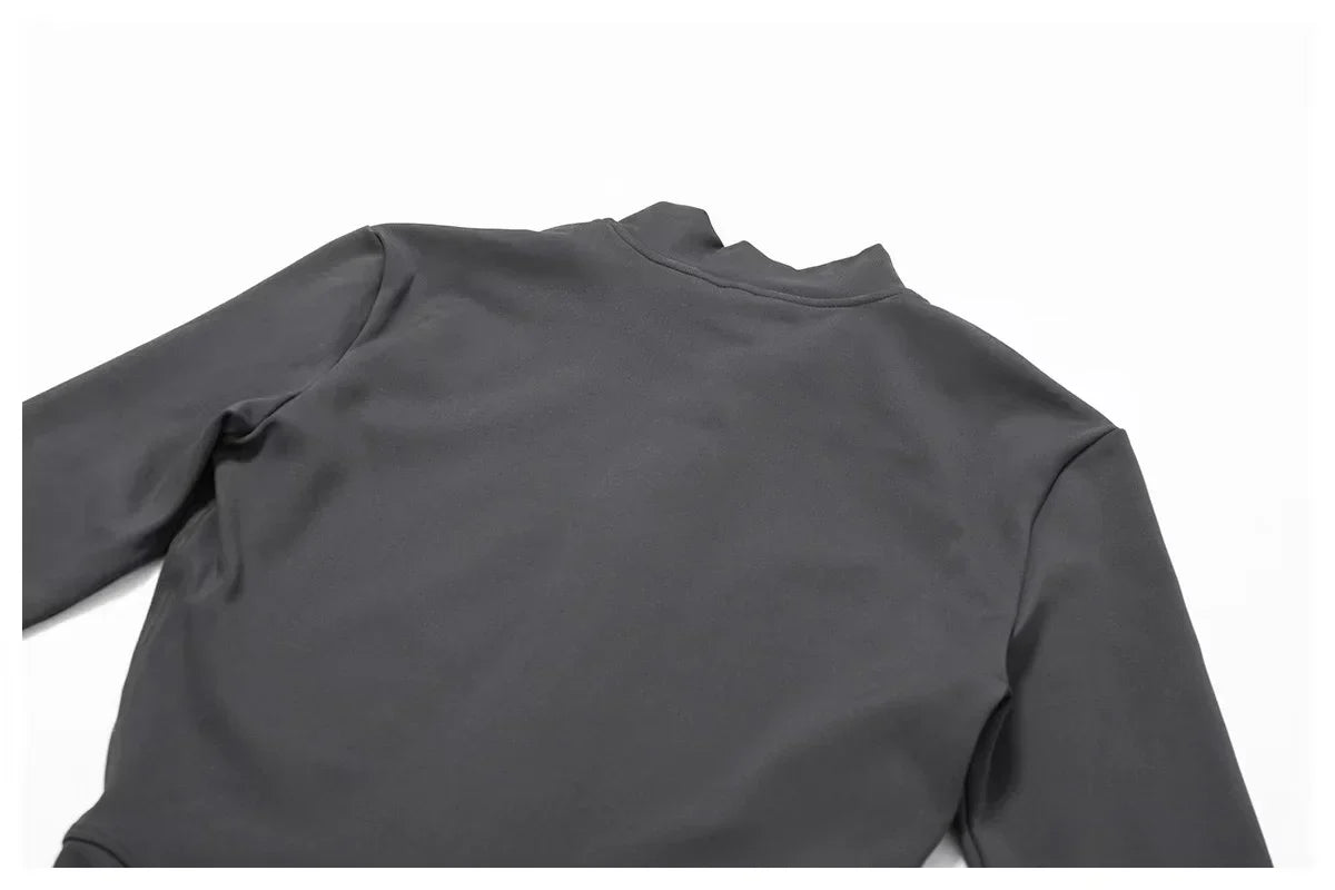 Macacão sem costura outerwear alta elasticidade