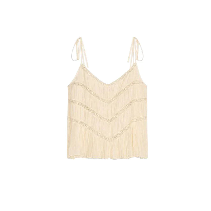 Blusa de Alças Finas com Caimento Reto e Acabamento Delicado – Leve, Moderna e Versátil