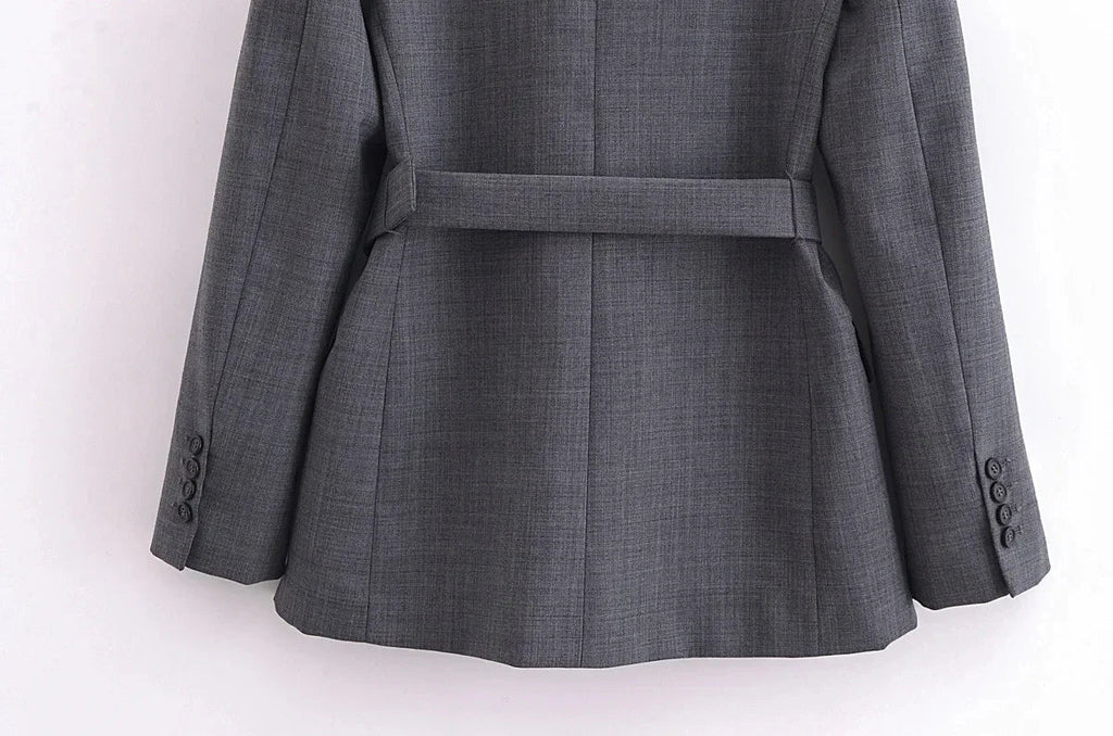 Conjunto Blazer e Saia Alfaiataria - Novidade