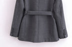 Conjunto Blazer e Saia Alfaiataria - Novidade