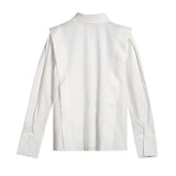 Blusa CHCH Elegante – Gola Clássica e Babados