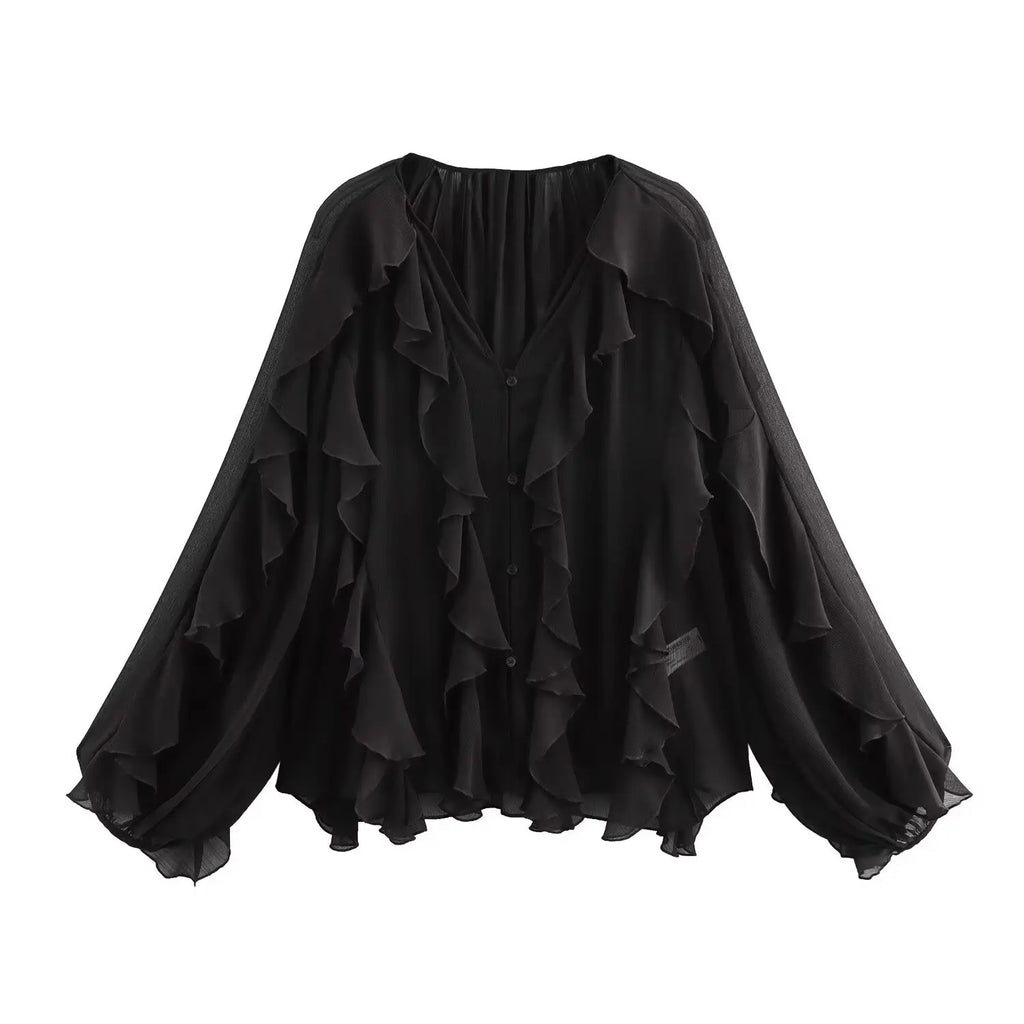 Blusa com Babados e Amarração – Leveza e Estilo para o Dia a Dia