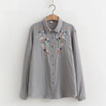 Camisa 100% Algodão com Bordado – Conforto e Estilo Natural