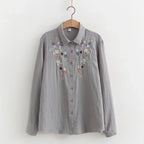 Camisa 100% Algodão com Bordado – Conforto e Estilo Natural