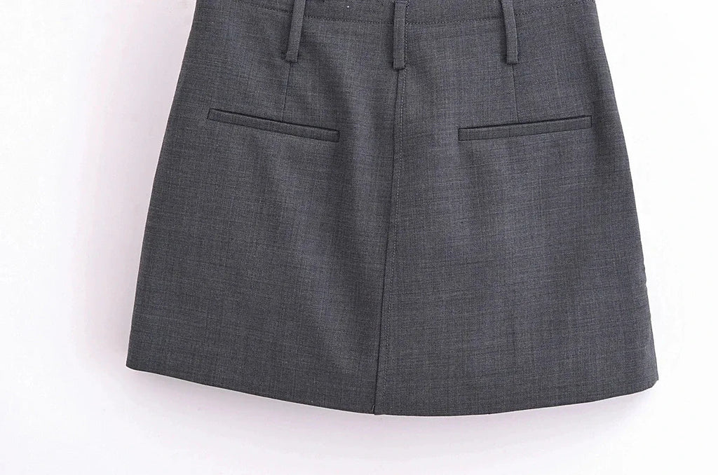 Conjunto Blazer e Saia Alfaiataria - Novidade