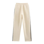 Conjunto Jogger Feminino Forrado em Lã – Bordado, Ajuste Solto e Design Térmico