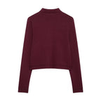 Conjunto Luxo Vermelho em Malha de Alta Densidade – Cardigã e Saia