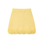 Conjunto em Tricô Vazado – Saia Mini + Camisa