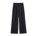 Calça de Alfaiataria Listrada – Cintura Alta e Silhueta Wide Leg Elegante
