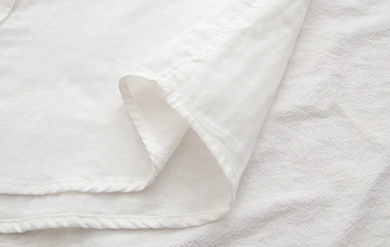 Camisa 100% Algodão com Bordado – Conforto e Estilo Natural