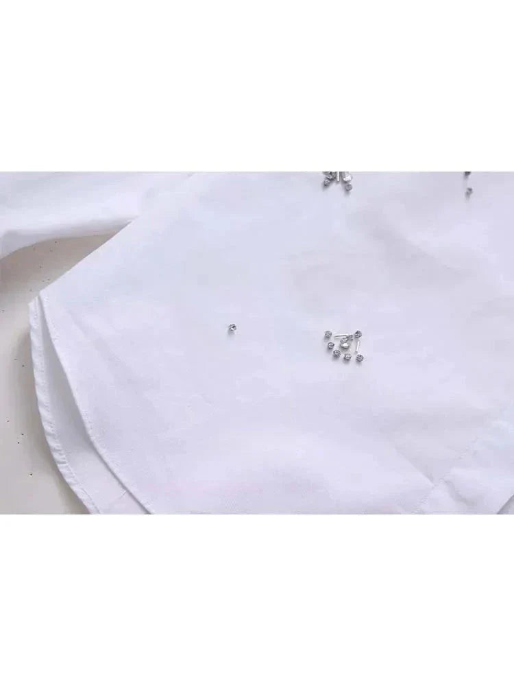 Camisa bordado em Cristais - Novidade