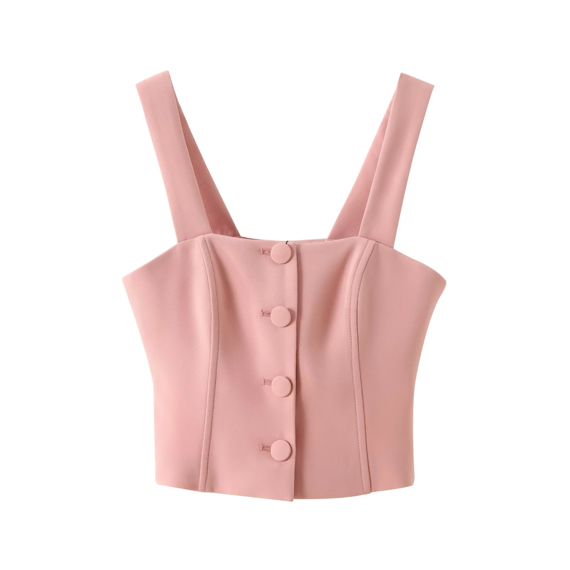 Conjunto Feminino 3 Peças: Blazer, Colete Corset e Short Saia de Cintura Alta