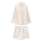 Conjunto camisa e shorts Listrado - Novidade