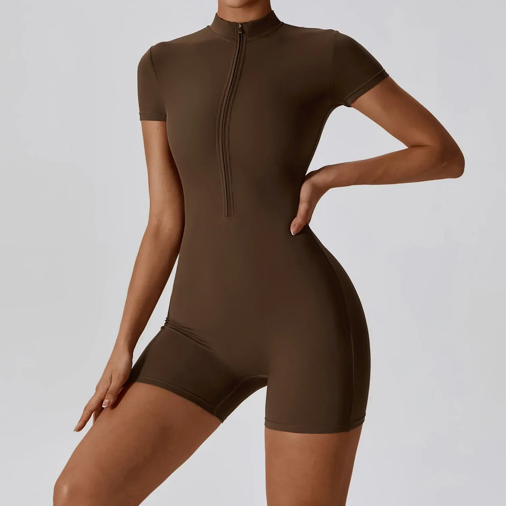 Macacão sem costura outerwear alta elasticidade
