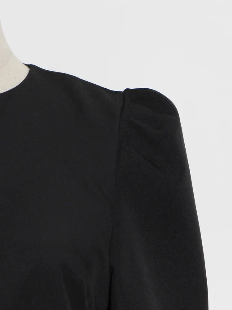 Blusa Minimalista com Plumas – Estilo e Sofisticação