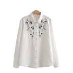 Camisa 100% Algodão com Bordado – Conforto e Estilo Natural